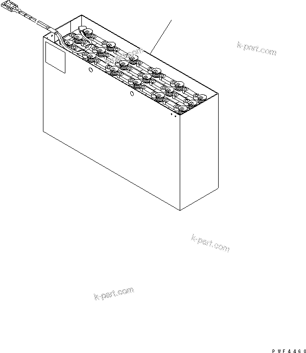 Parts diagram: BATTERY — FB15/18RJ-12 S/N 85001-UP