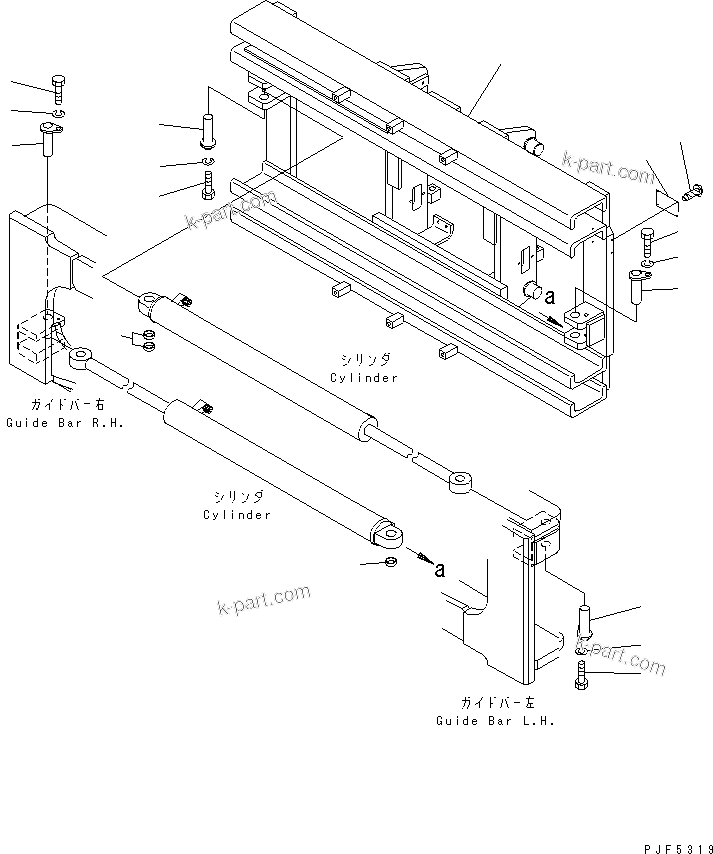 Parts diagram: CLAMP BASE (FRAME) — CLS253/303-1 S/N 1001-UP