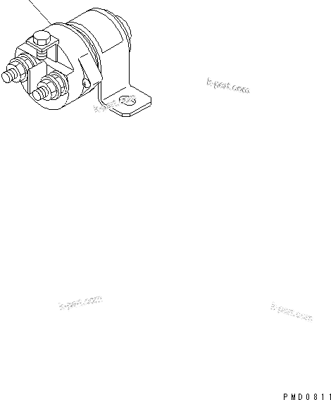 Parts diagram: HEATER SWITCH (FORWARDED INDIVIDUALLY PARTS) — D31AM-20 S/N 42001-UP