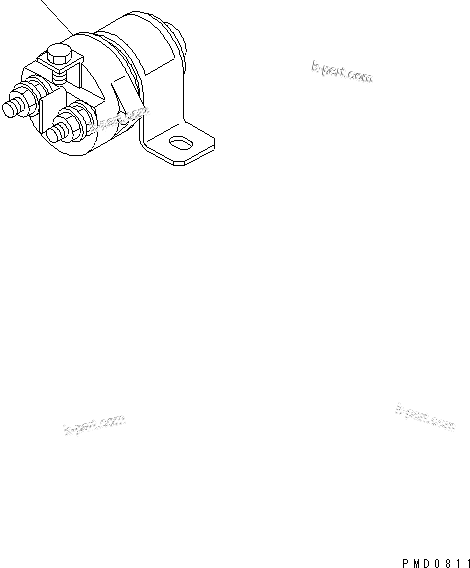 Parts diagram: HEATER SWITCH (FORWARDED INDIVIDUALLY PARTS) — D31P-20T S/N 45001-UP