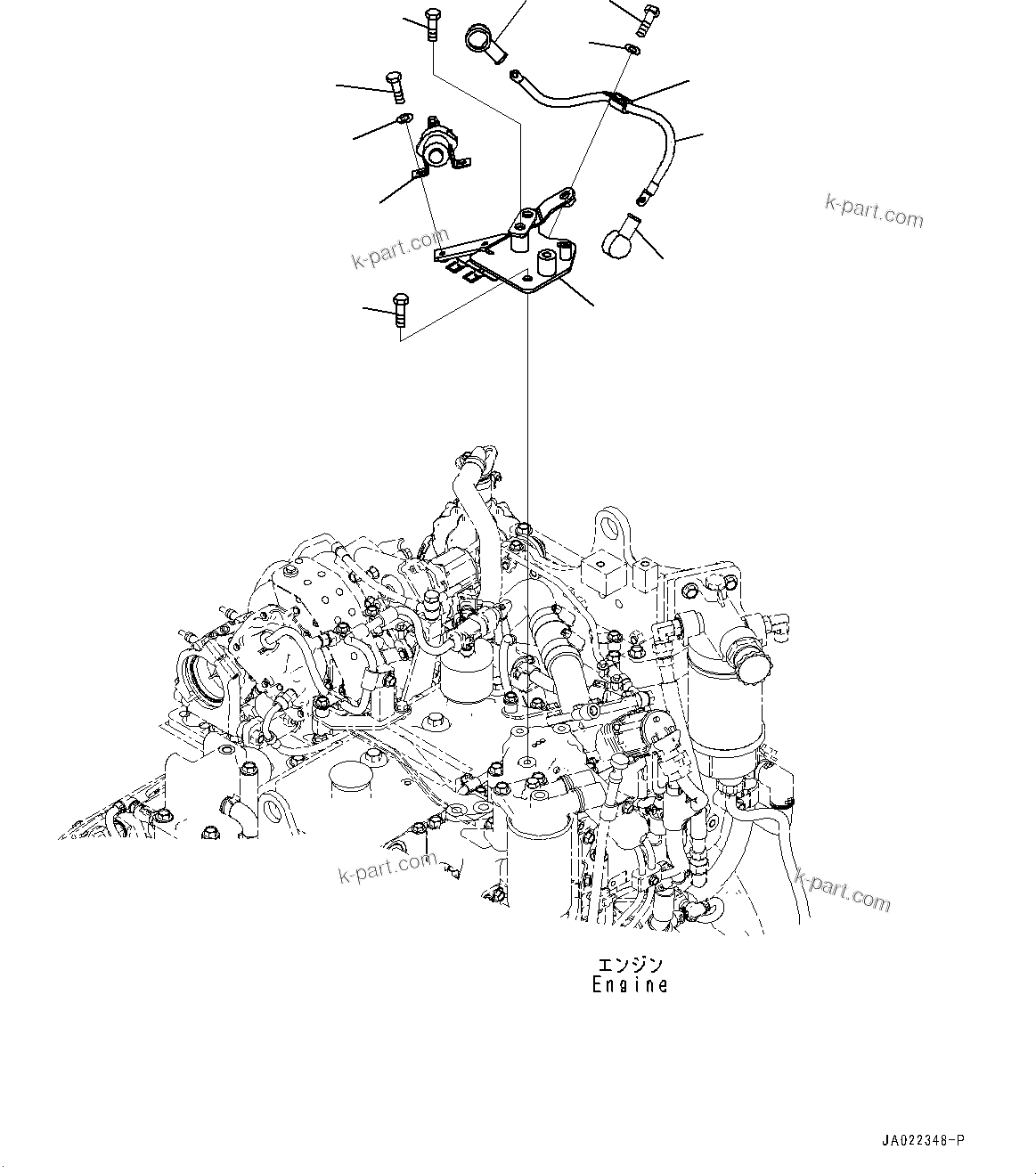 Parts diagram: Heater Switch (#95001-) — D39PX-24 S/N 95001-UP