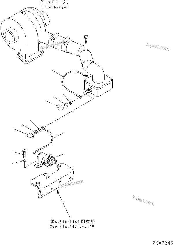 Parts diagram: HEATER SWITCH — D41E-6 S/N B20001-UP