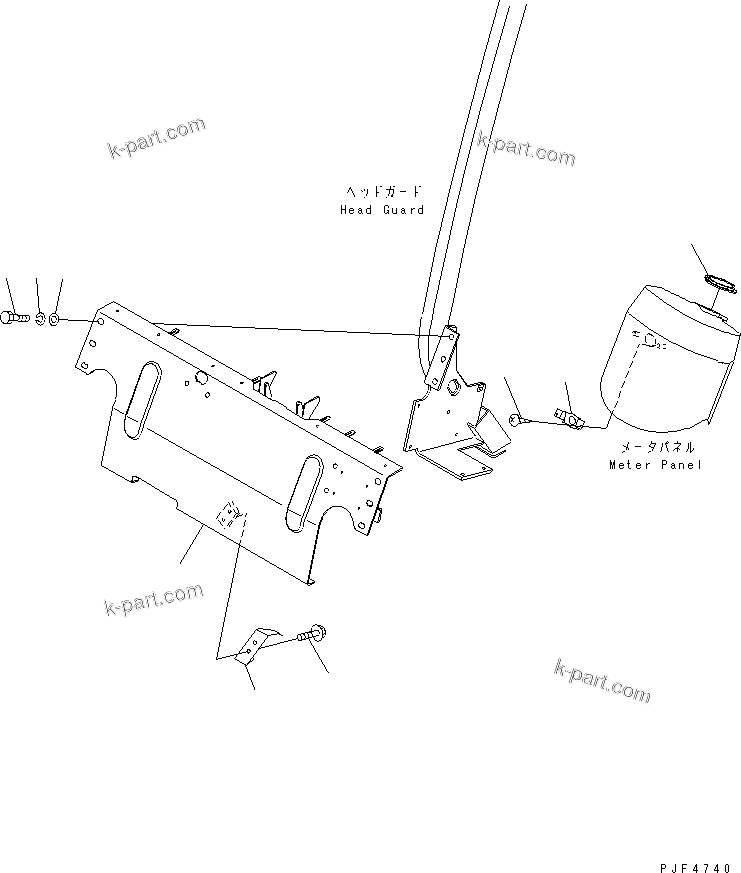 Parts diagram: DASH BOARD (WITH SPEEDMETER) (WITH OIL PRESSUR GAUGE) (ENGINE ? TORQUE CONVERTER) — FD20-25-14-OP S/N 550001-UP