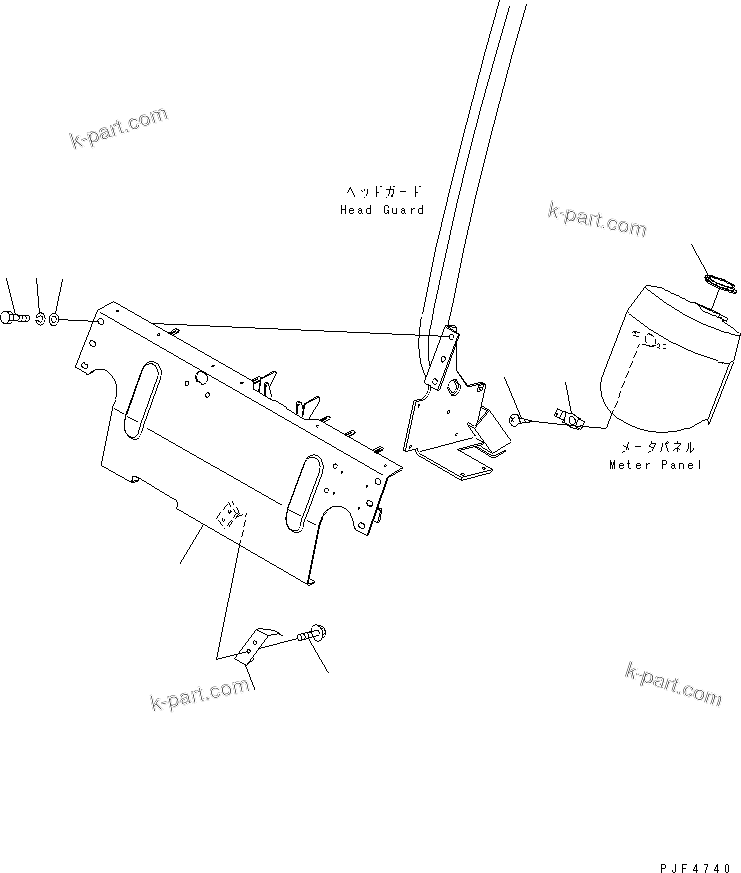 Parts diagram: DASH BOARD (WITH SPEEDMETER) (WITH OIL PRESSUR GAUGE) (ENGINE ? TORQUE CONVERTER) — FD20H-25H-14-OP S/N 550001-UP