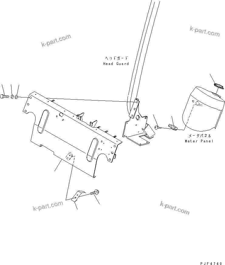 Parts diagram: DASH BOARD (WITH SPEEDMETER) (WITH OIL PRESSUR GAUGE) (ENGINE ? TORQUE CONVERTER) — FD30-14-OP S/N 550001-UP