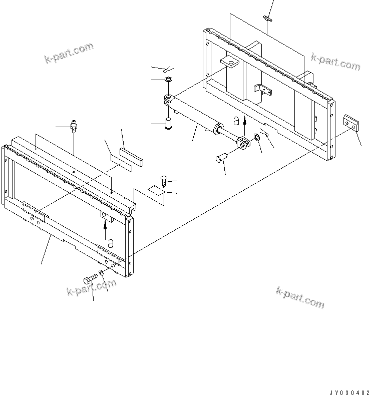 Parts diagram: SIDE SHIFTER (FRAME) (FSH151) — FSH151-2 S/N 1001-UP