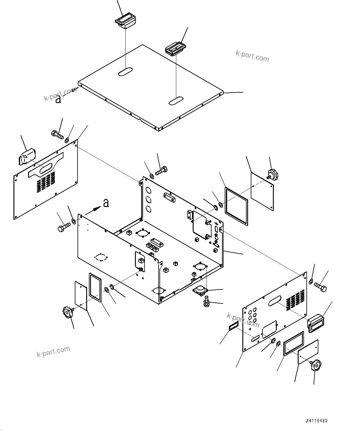 Parts diagram: Electrical Module, Controller Box(#200001-) — KFTDZ-1 S/N 200001-UP