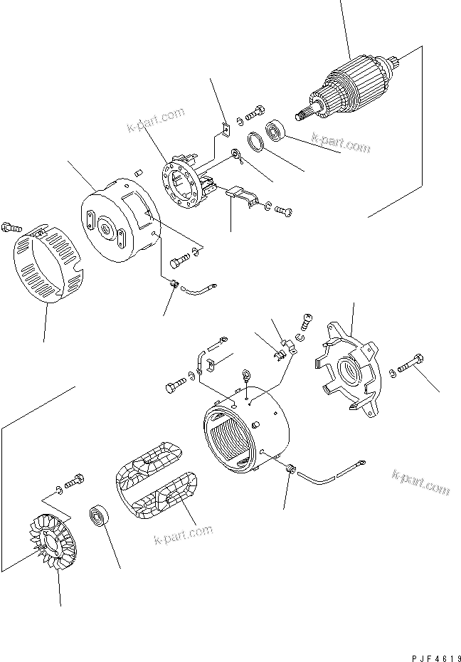 Parts diagram: DRIVE MOTOR (48V) — MRTL07-10 S/N 60001-UP