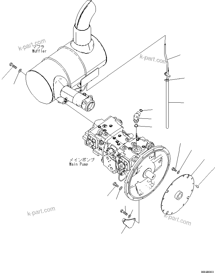 Parts diagram: DAMPER — PC200F-8  S/N B31800-UP