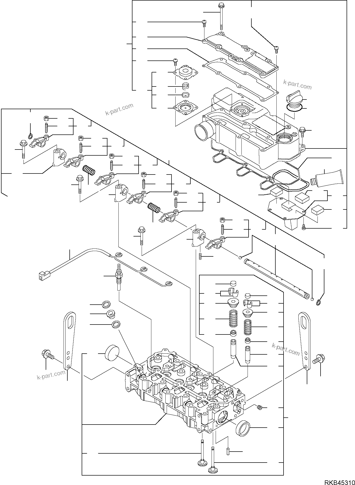 Parts diagram: CYLINDER HEAD — PC26MR-3 S/N F30003 AND UP