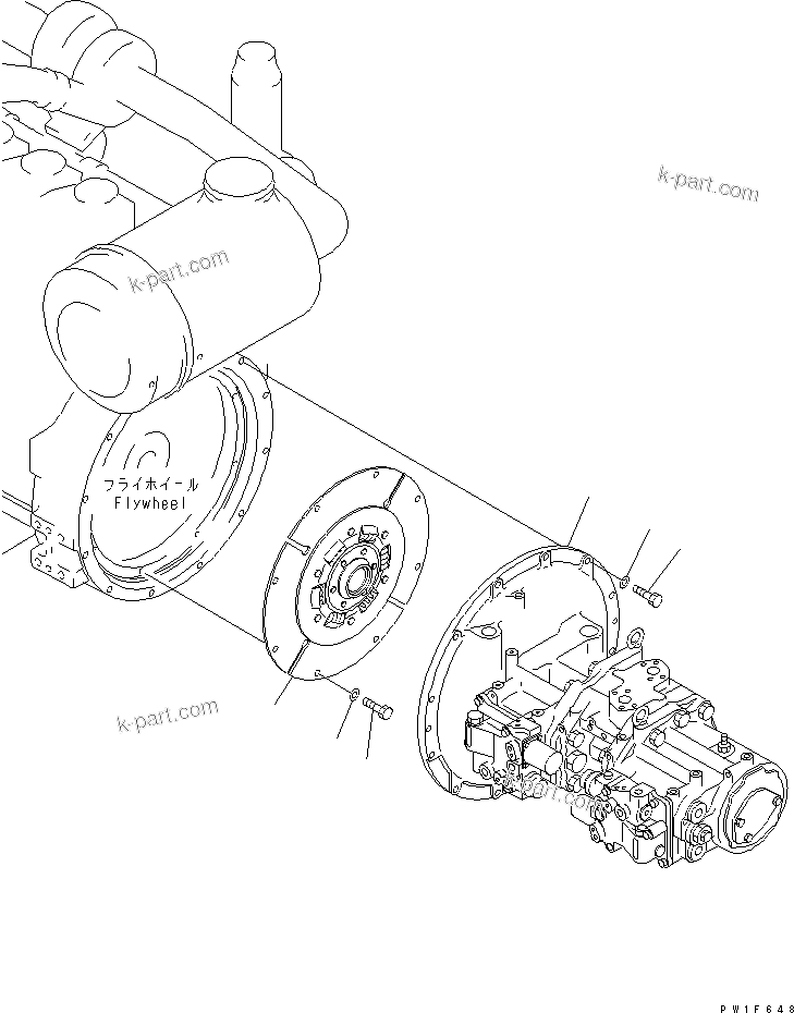 Parts diagram: DUMPER ? PUMP AND TUBE(#12641-) — PC450-6 S/N 10001-UP (Overseas Version)