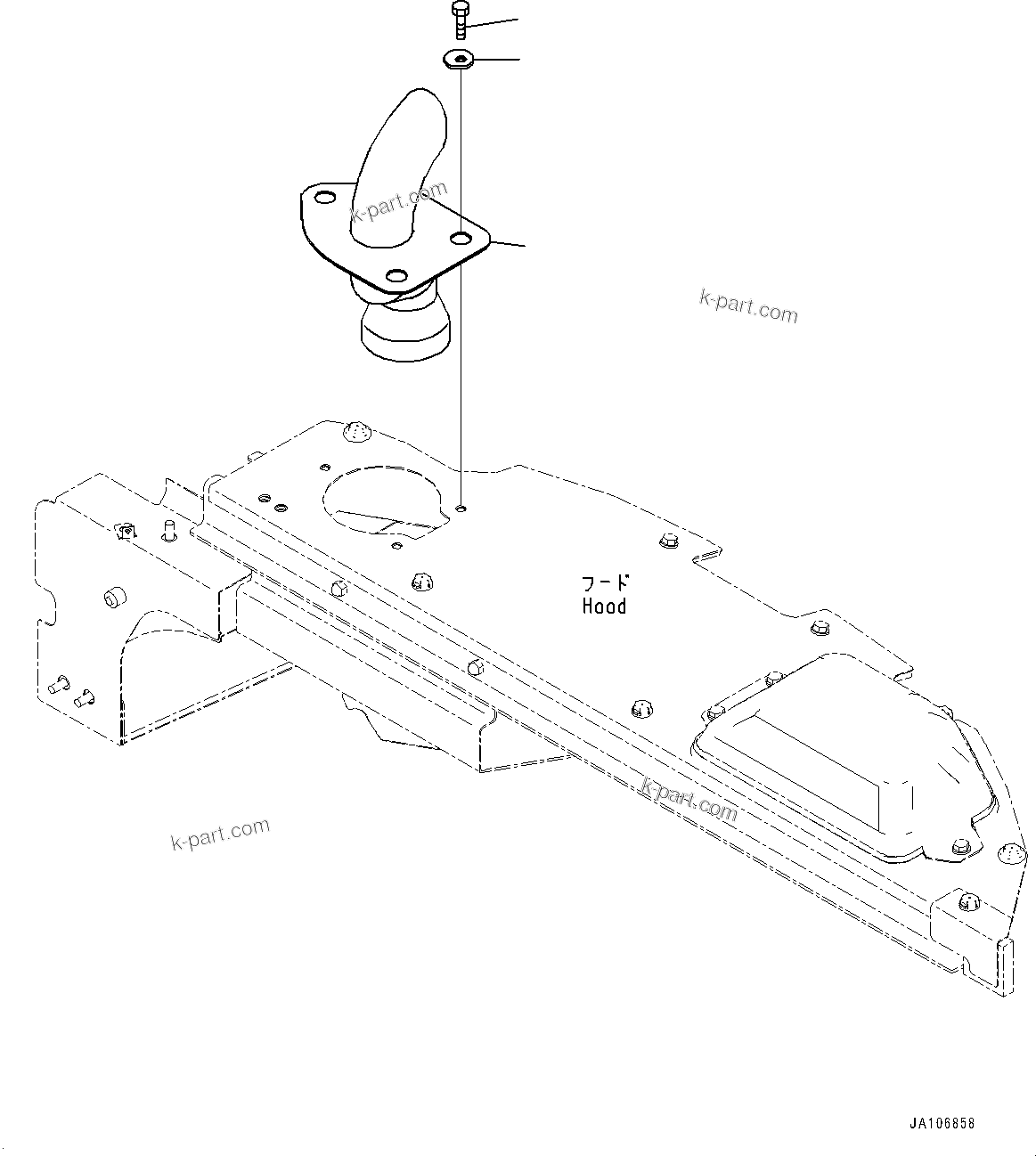 Parts diagram: Exhaust Muffler, (#50001-) — PC78US-11 S/N 50001-UP