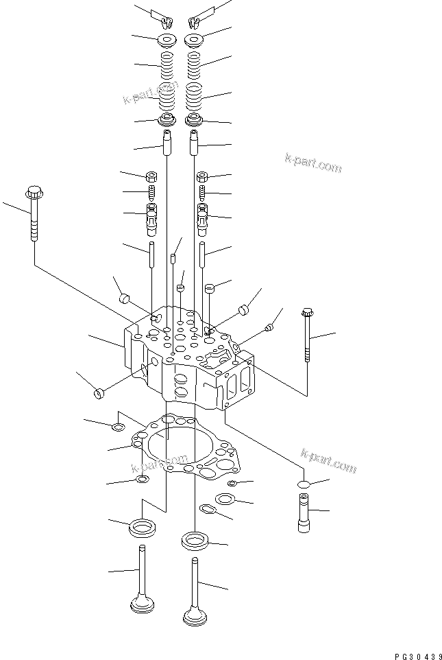 Parts diagram: CYLINDER HEAD(#11397-17234) — SA6D140-1K-A S/N 11397-UP