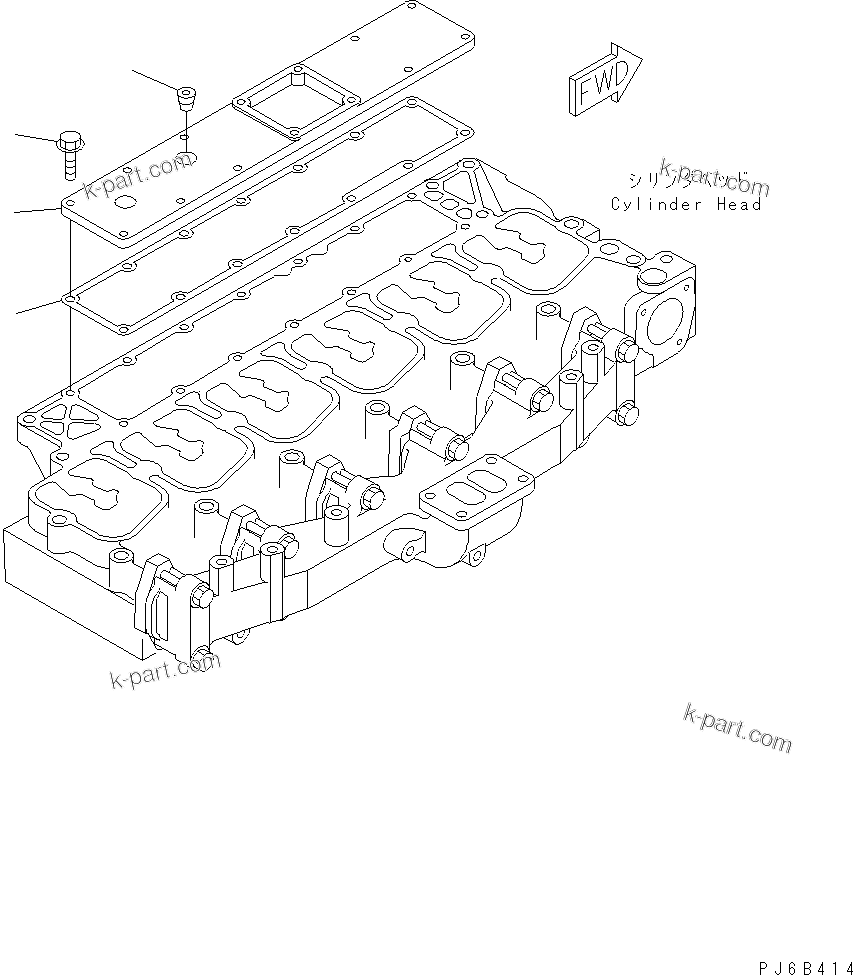 Parts diagram: AIR INTAKE COVER — WA250PZ-5 S/N H50051 - Up