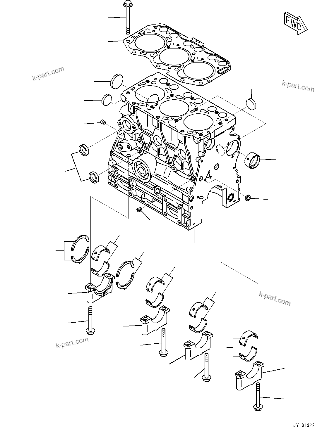 Explosionszeichnung: Katalogabschnitt — 3D67E-6 SN 14514- (FOR PC26MR-5)