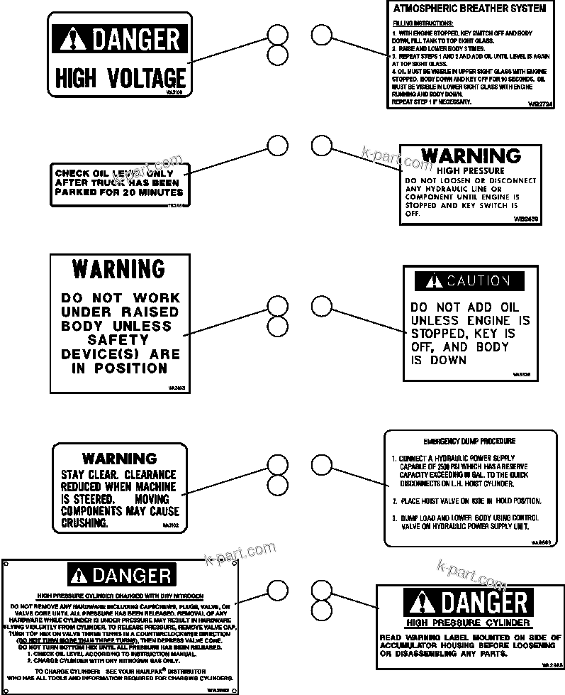 Explosionszeichnung: Katalogabschnitt — AFE50-BX 830E Serien-Nr. A30779 & A30785-A30788 & A30791-A30795 CODELCO MINA SUR