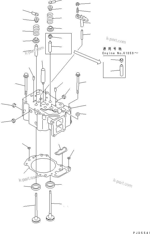 Explosionszeichnung: Katalogabschnitt — EGS240 S6D125-1