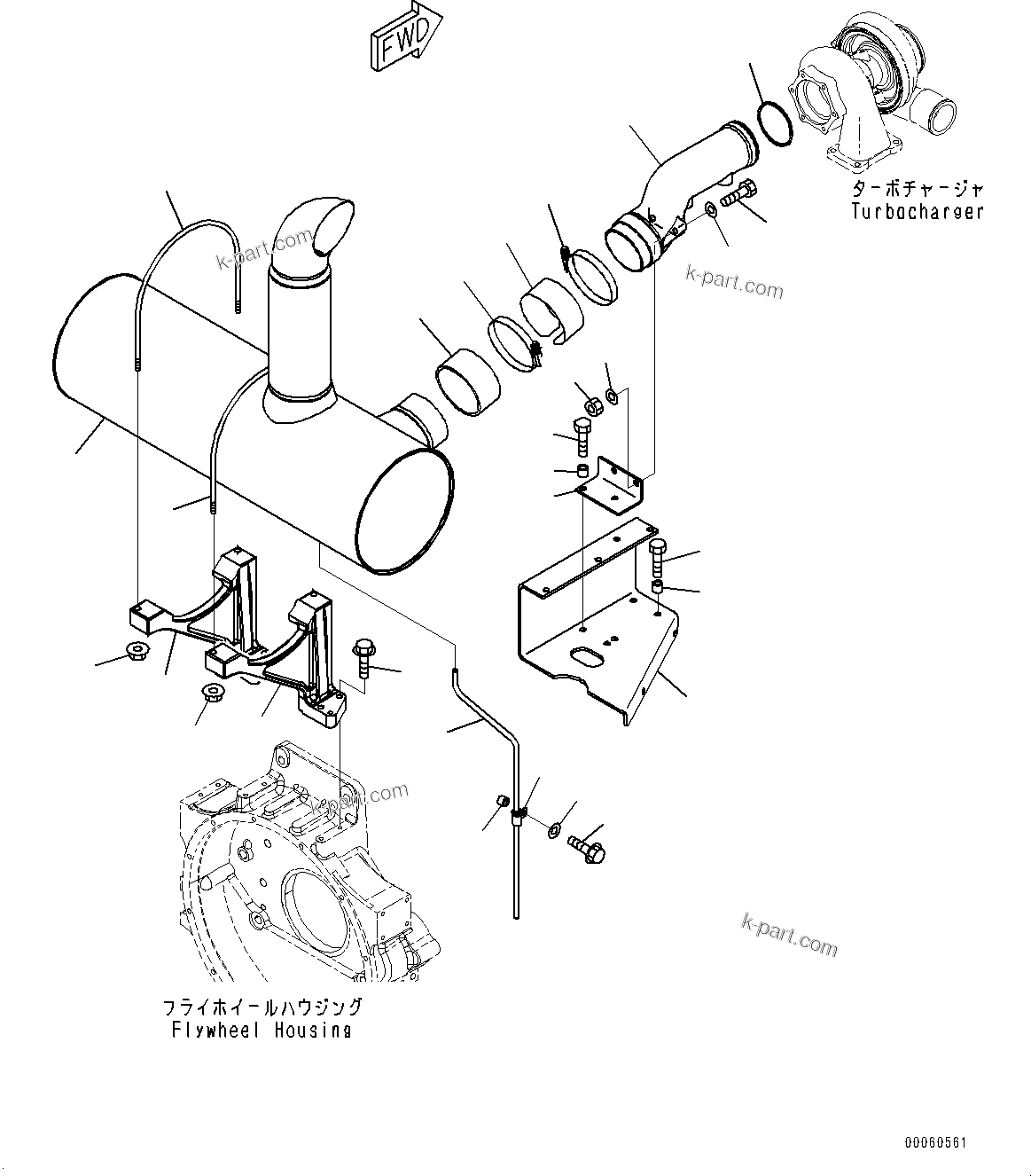 Explosionszeichnung: Katalogabschnitt — SAA6D125E-5-FR Serien-Nr. 660001 und höher (For PC400-8R/PC400LC-8R/PC450-8R/PC450LC-8R)