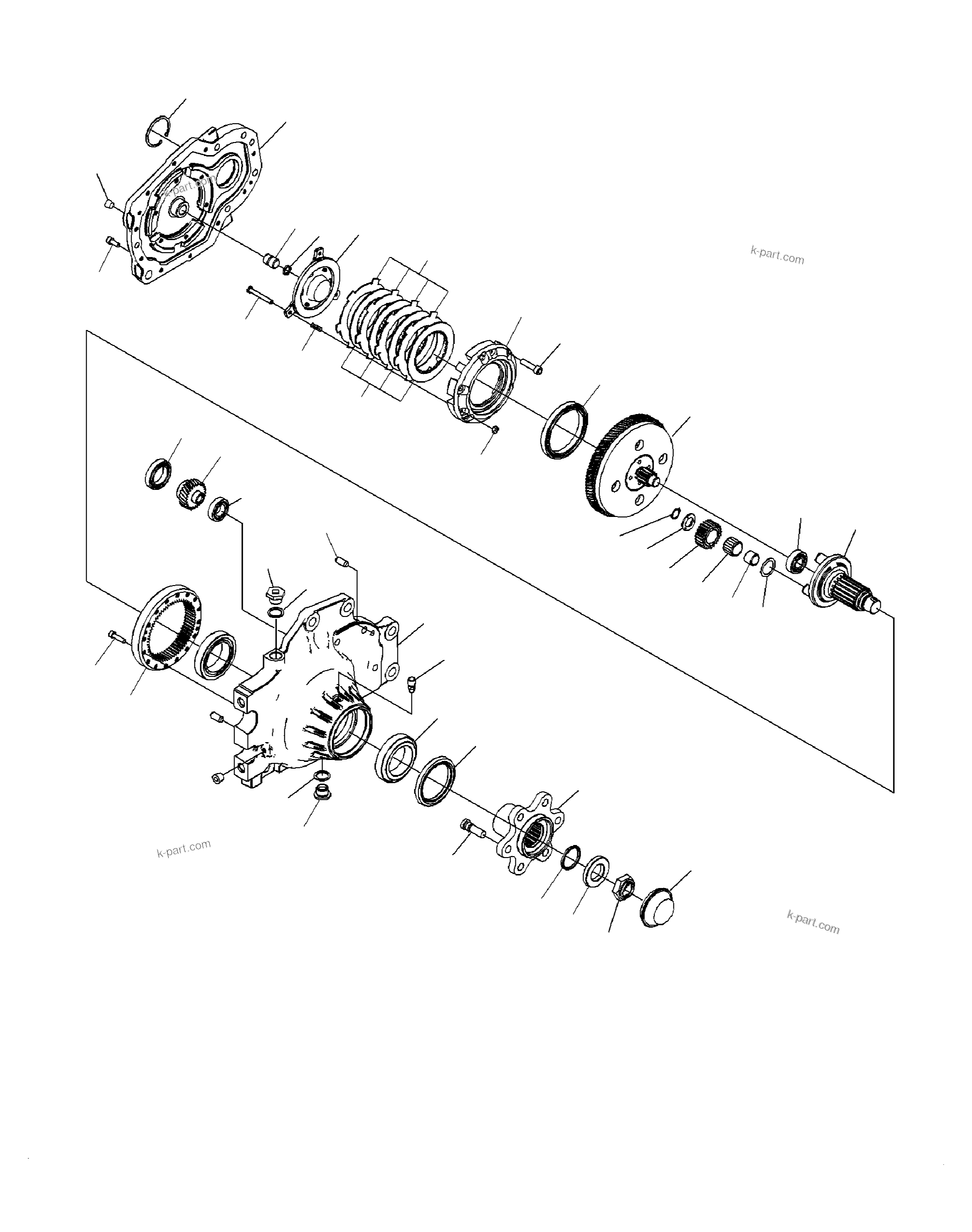 Despiece: Sección del catálogo — AE50 CHASSIS & MASTS n.º de serie 837898~