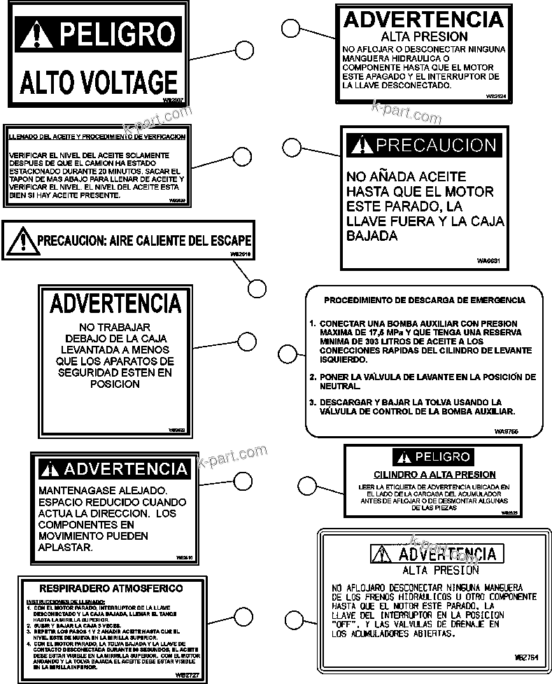 Despiece: Sección del catálogo — AFE57-BK 830E-1AC n.º de serie A30266 - A30268 DRUMMOND