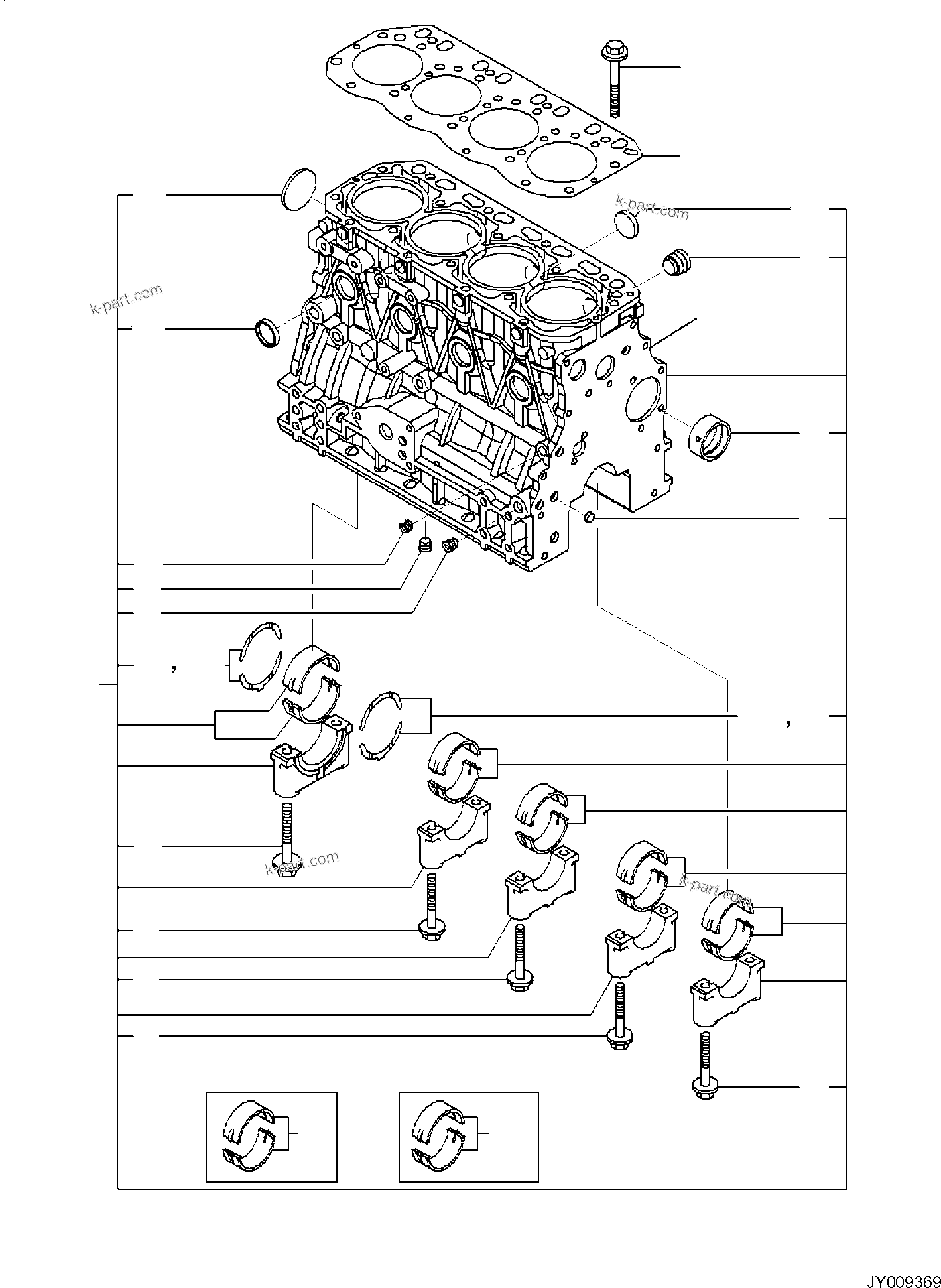 Despiece: Sección del catálogo — PC55MR-5M0 n.º de serie F60003 y superiores