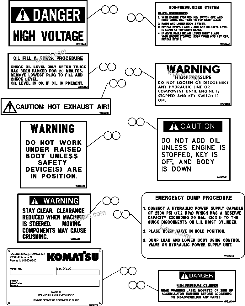 Vue éclatée : Section du catalogue — AFE48-AD 930E n° de série A30083-A30085 SYNCRUDE