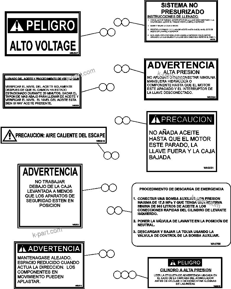 Vue éclatée : Section du catalogue — AFE48-BE 930E n° de série A30148 & A30154 CODELCO