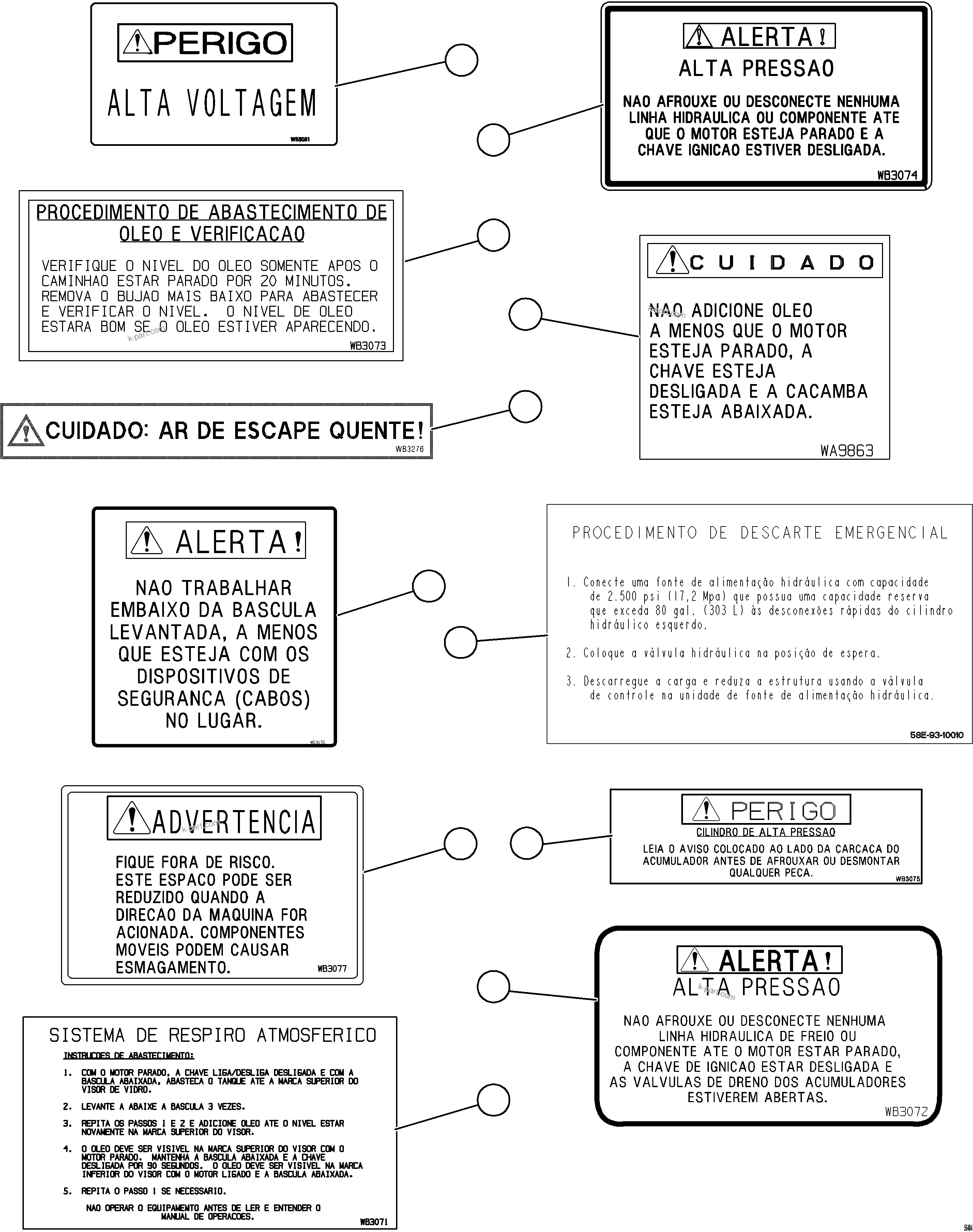 Vue éclatée : Section du catalogue — AFE59-HT 930E-4 n° de série A32141 - A32143, A32147 - A32149, A32154 - A32155 CARAJAS
