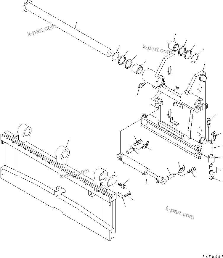 Vue éclatée : Section du catalogue — FSE808-1 n° de série 1001 et suivants