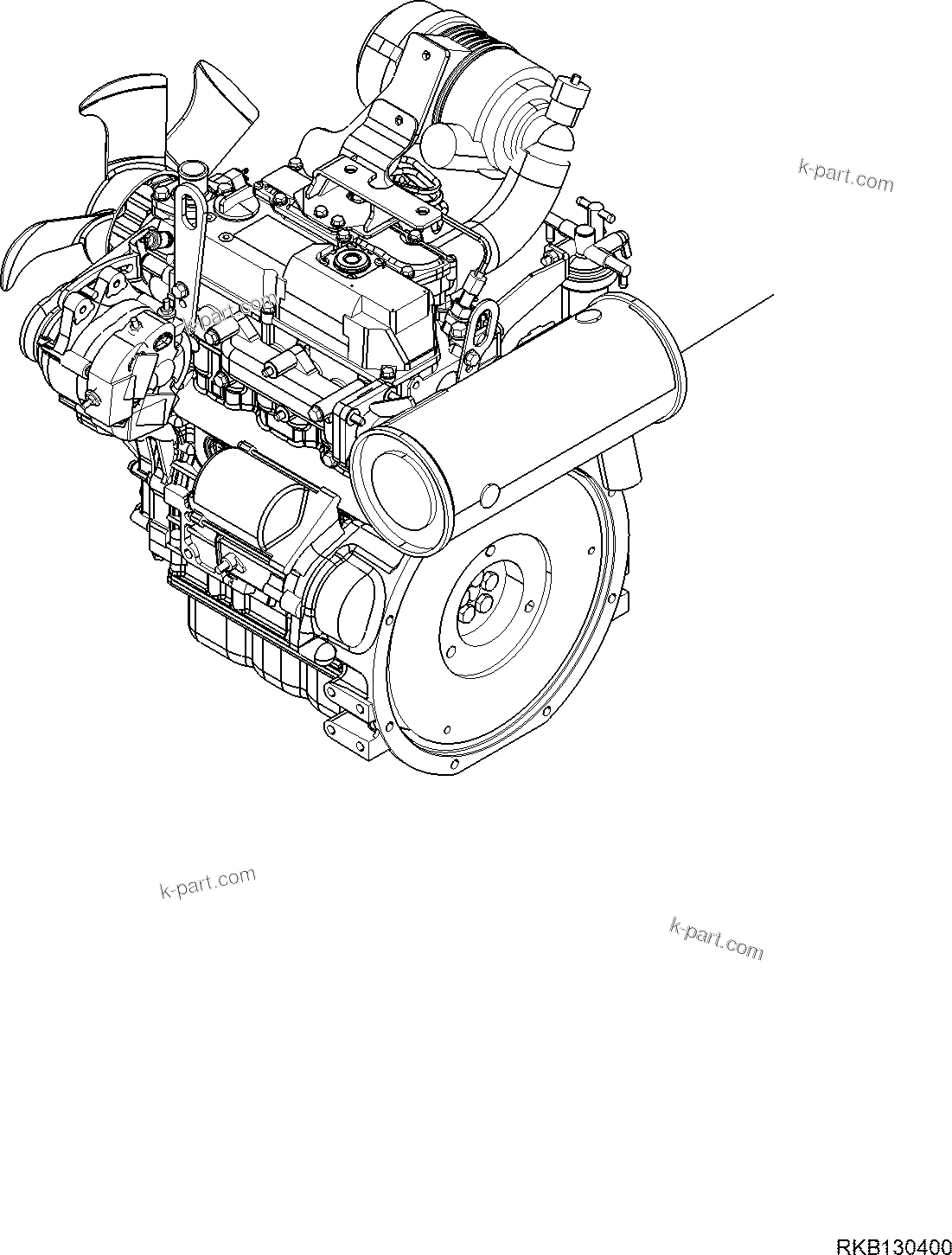 Vue éclatée : Section du catalogue — PC26MR-5 n° de série F10001 et suivants