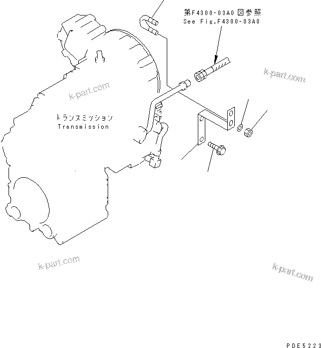 Vue éclatée : Section du catalogue — WA350-3A-TN n° de série 53001 et suivants