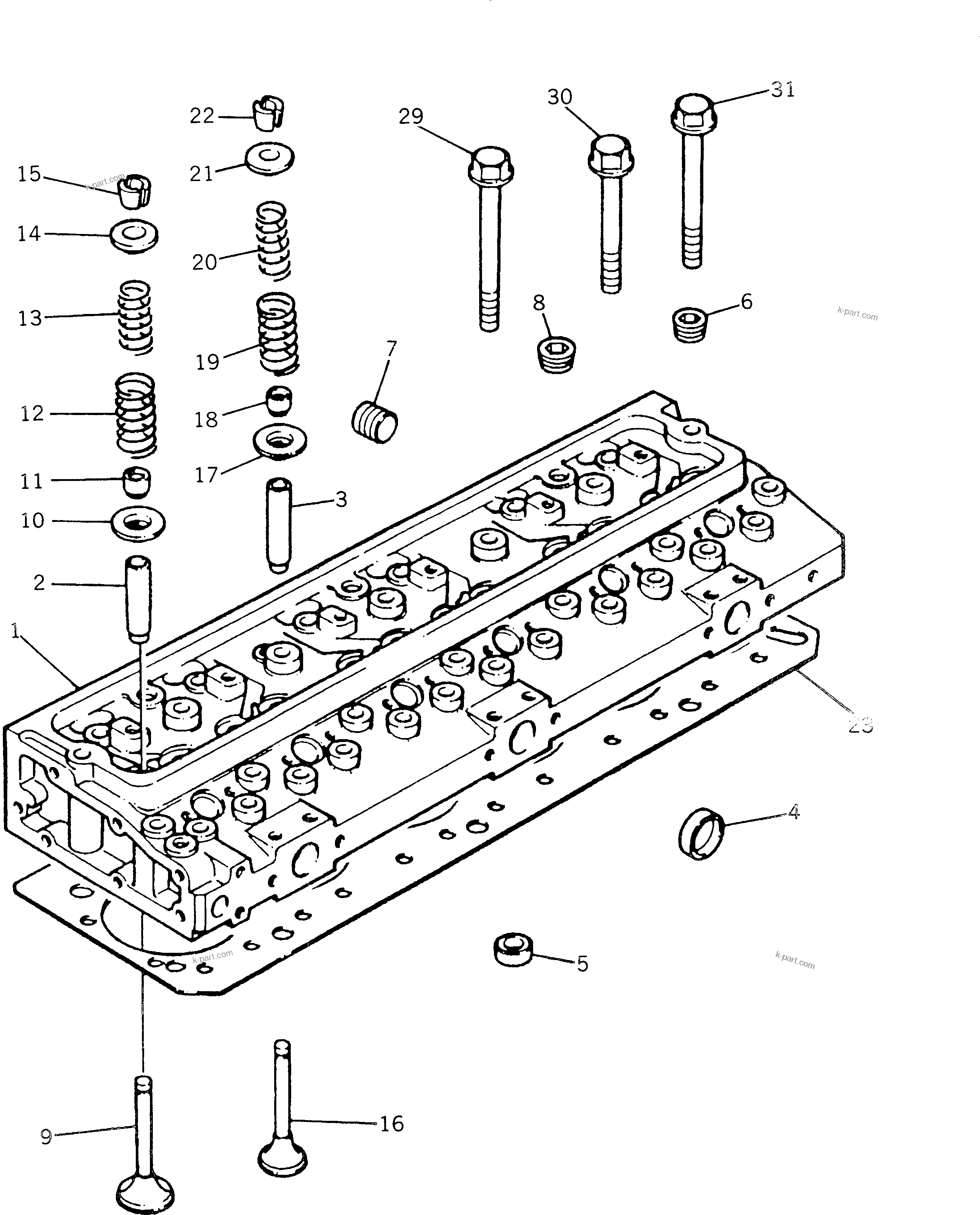 Tavola ricambi: Sezione catalogo — 1006-6T-A S/N U513032T-UP