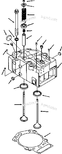Tavola ricambi: Sezione catalogo — 210M QSK19 Engine