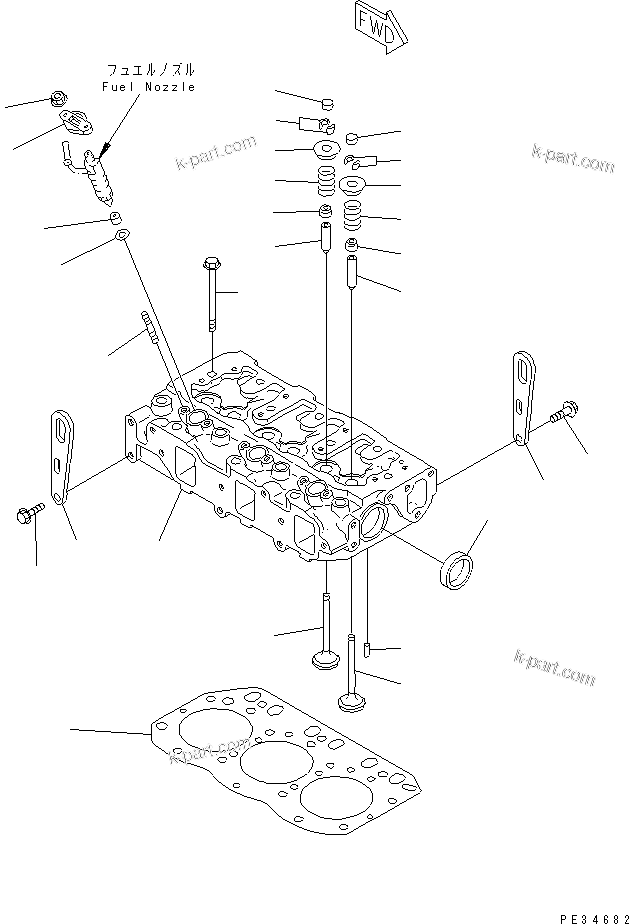 Tavola ricambi: Sezione catalogo — 3D84E-3D S/N 3845-UP