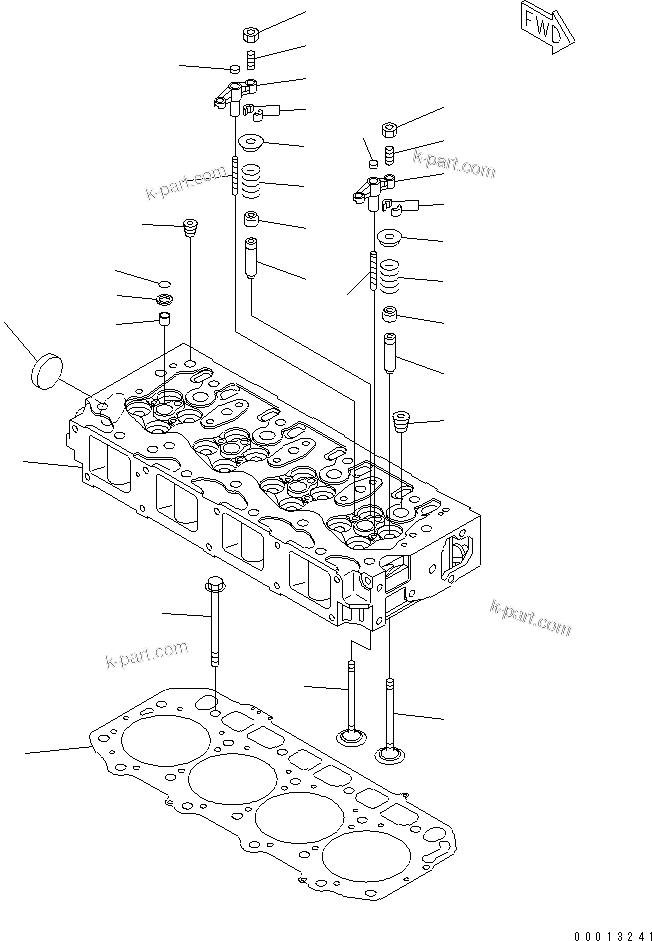 Tavola ricambi: Sezione catalogo — 4D94LE-2Z-AB S/N 00251-UP