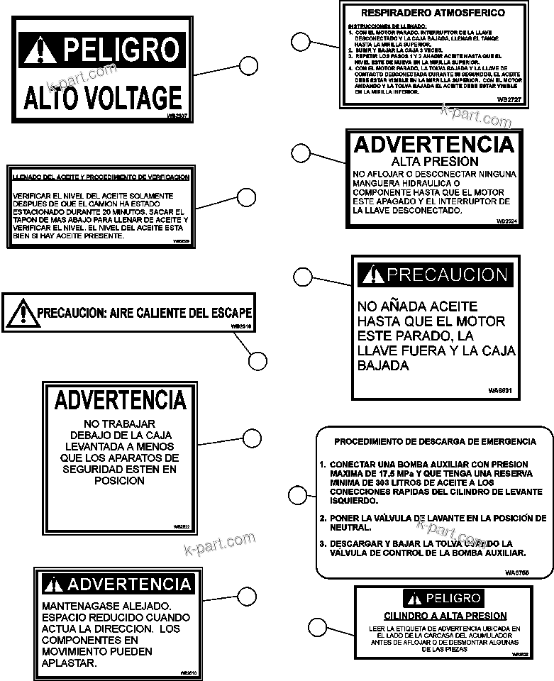 Tavola ricambi: Sezione catalogo — AFE48-DQ 930E-2 S/N A30292 CODELCO CHUQUICAMATA