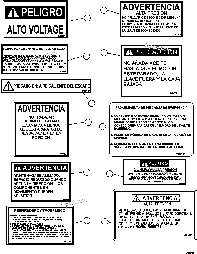 Tavola ricambi: Sezione catalogo — AFE57-GM 830E-1AC S/N A30842 & A30846 BESALCO