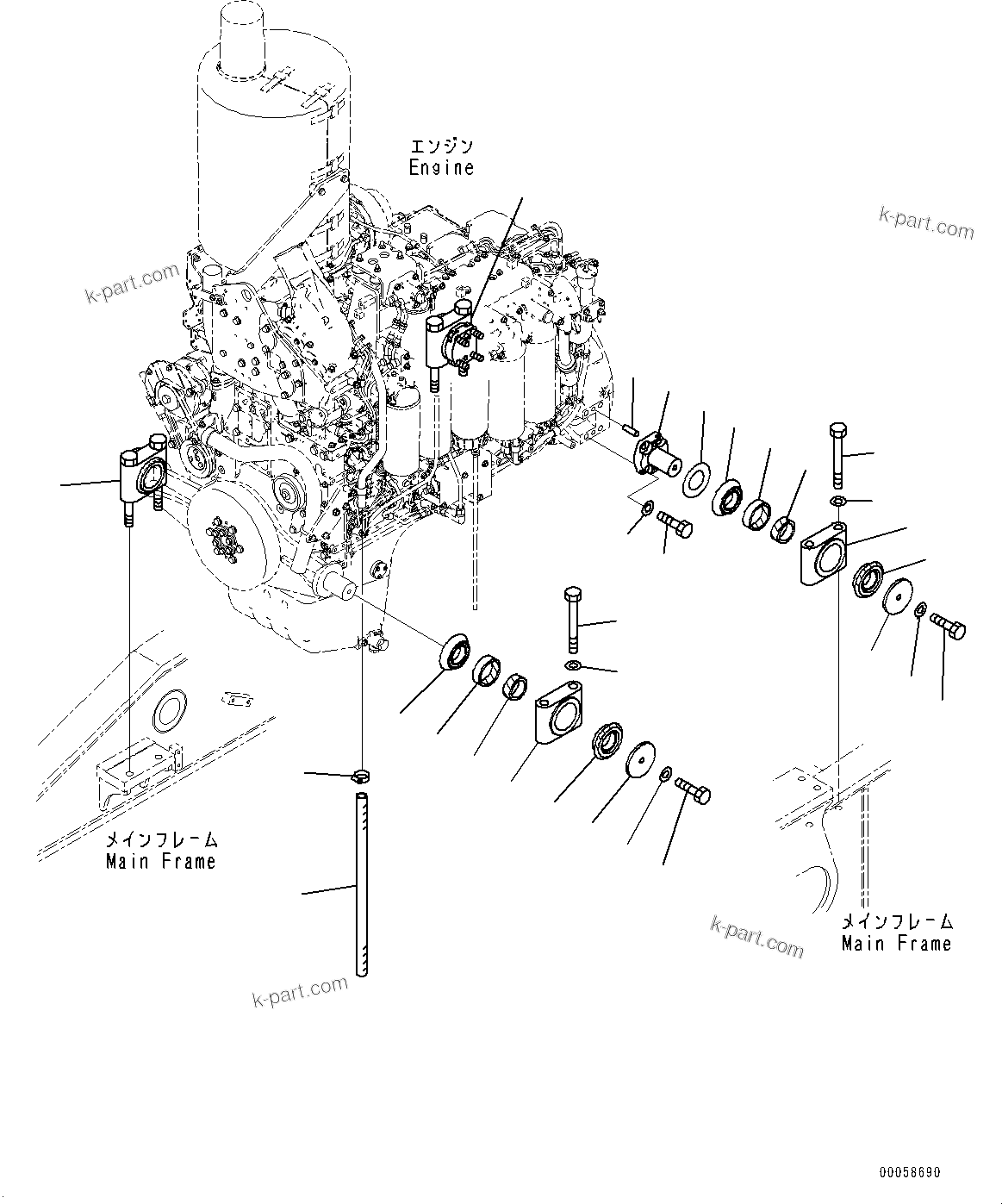 Tavola ricambi: Sezione catalogo — D275A-6 S/N 0-UP (Mongolia Standard Machine)