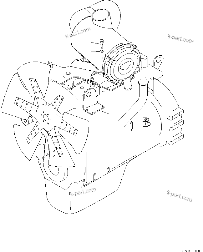 Tavola ricambi: Sezione catalogo — D61PX-12A-W S/N B3001-UP