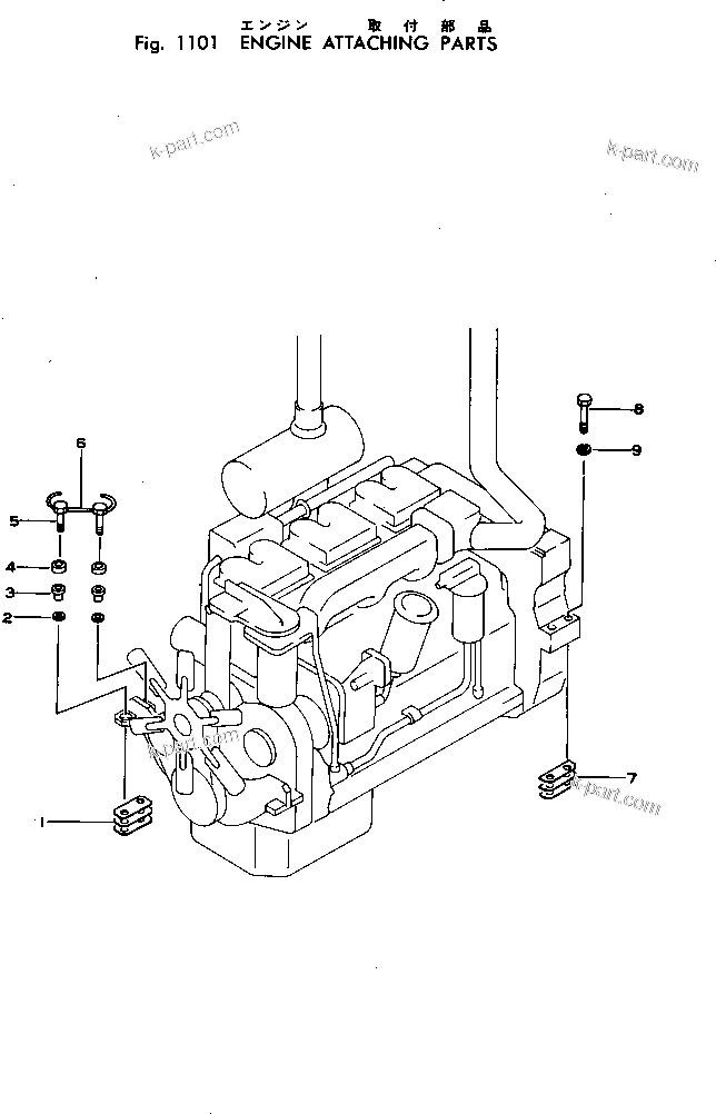 Tavola ricambi: Sezione catalogo — D65A-6 S/N 20006-UP