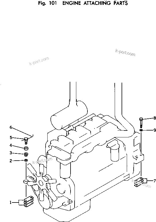 Tavola ricambi: Sezione catalogo — D65P-7 S/N 40001-UP