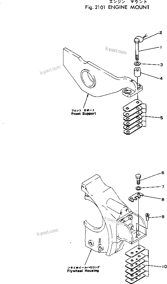 Tavola ricambi: Sezione catalogo — D85A-18 S/N 25001-UP