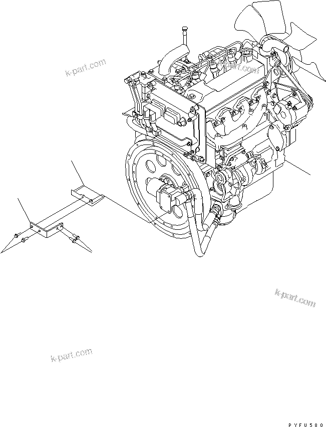 Tavola ricambi: Sezione catalogo — FD50A-10-B S/N 136100-137636