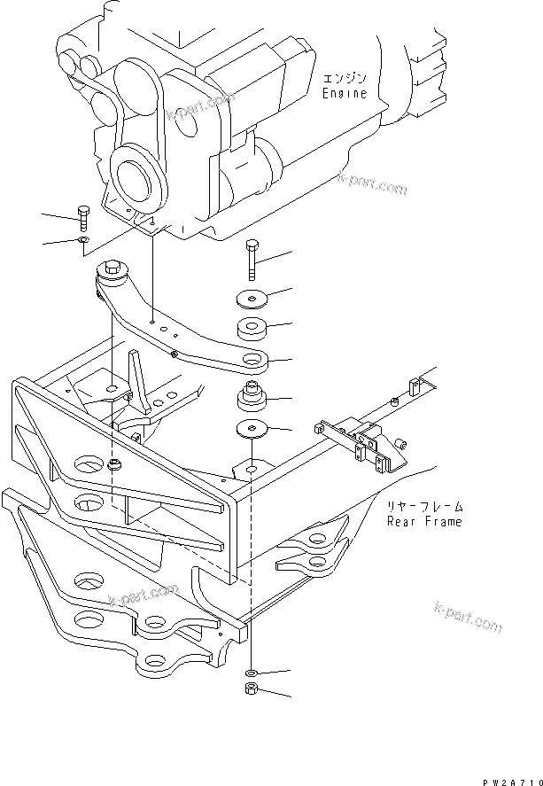 Tavola ricambi: Sezione catalogo — GD675-3 S/N 50001-UP (For North America)