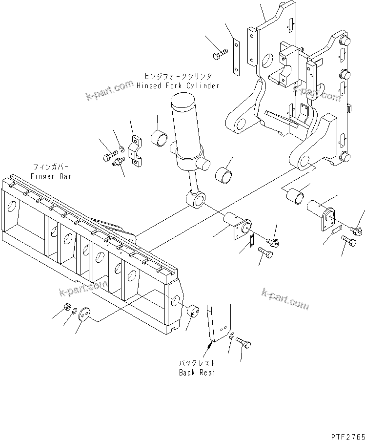 Tavola ricambi: Sezione catalogo — HFF707-1 S/N 1001-UP