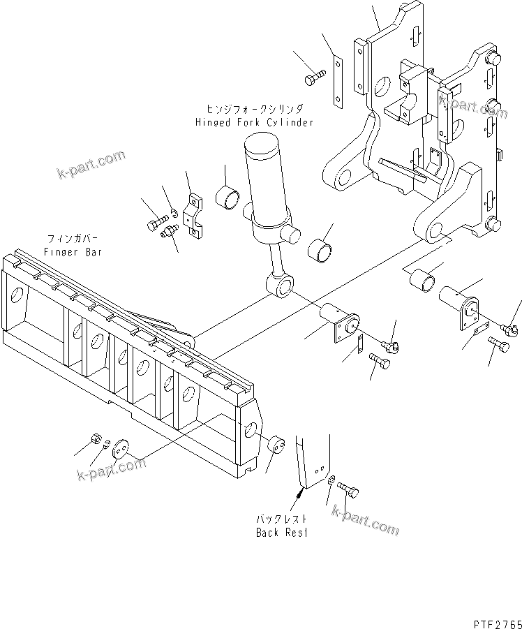 Tavola ricambi: Sezione catalogo — HFF807-1 S/N 1001-UP