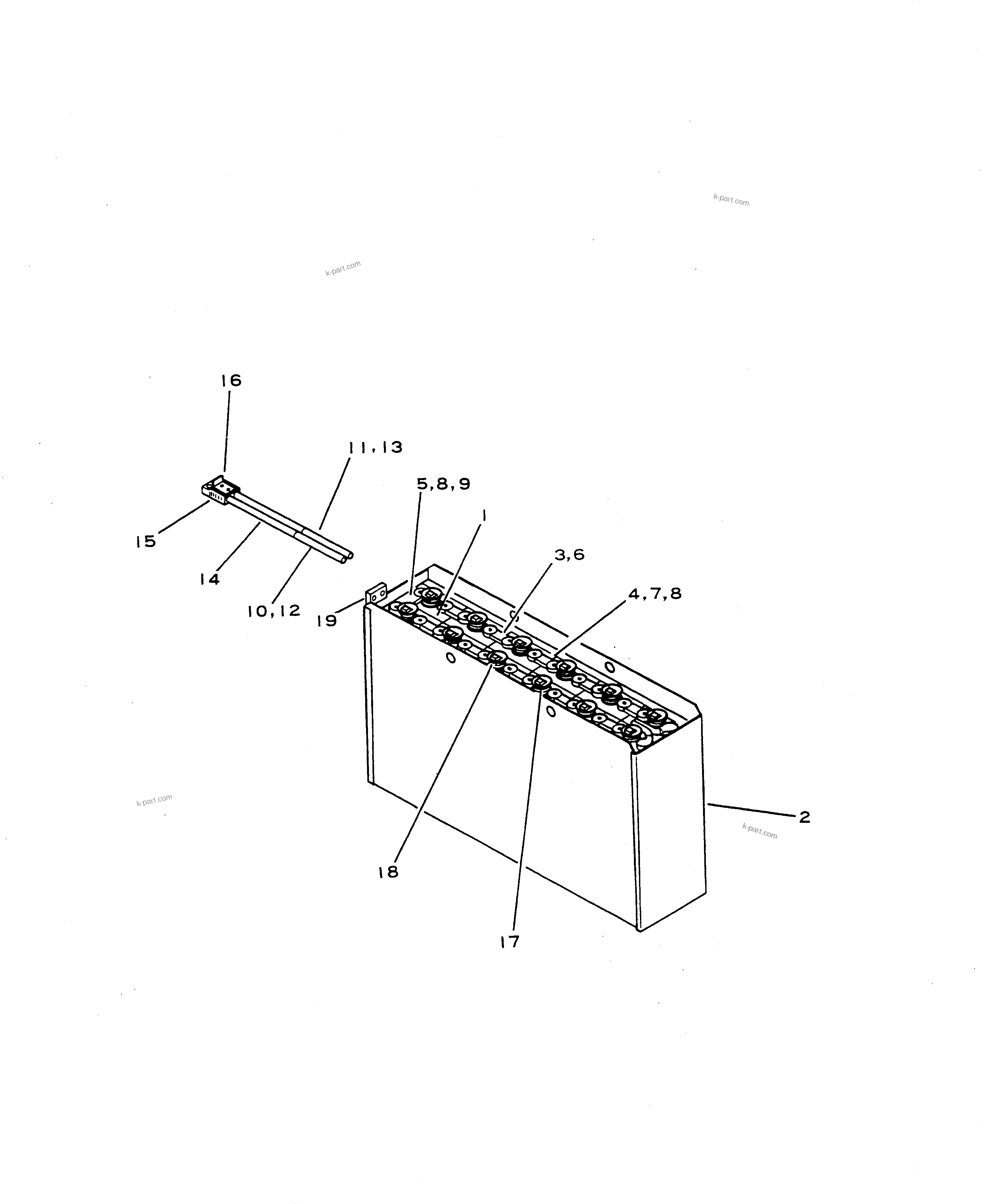 Tavola ricambi: Sezione catalogo — MPF10-2 S/N 20001-UP