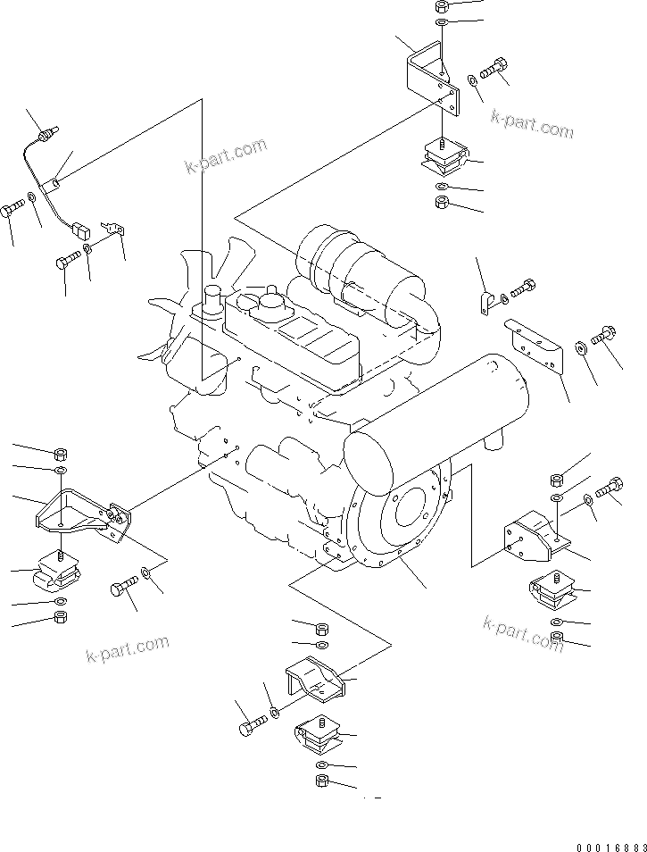 Tavola ricambi: Sezione catalogo — MX45 S/N 7001-UP