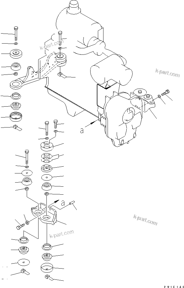 Tavola ricambi: Sezione catalogo — PC1250-7 S/N 20001-UP (Versione internazionale)