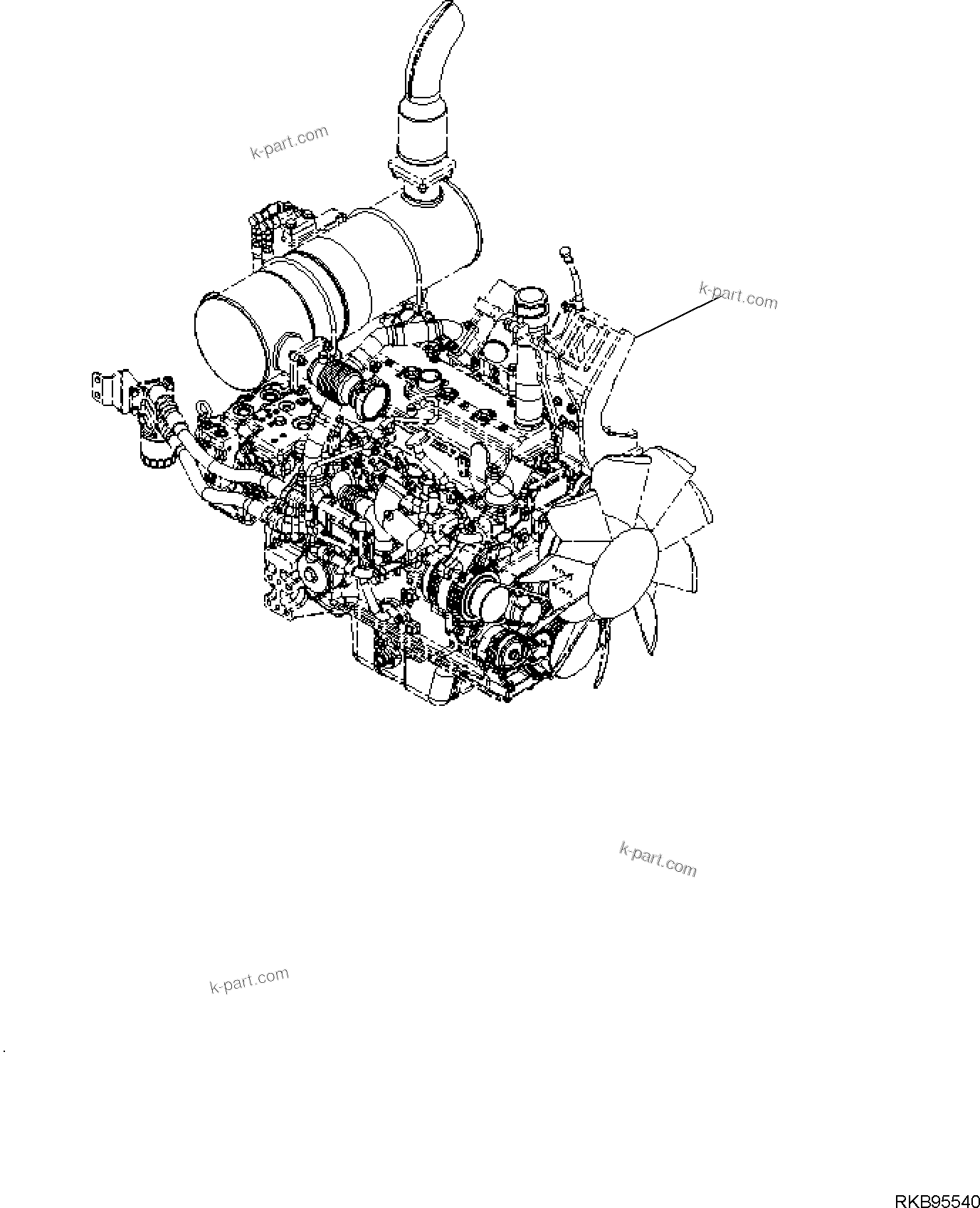 Tavola ricambi: Sezione catalogo — PC138US-10 S/N F40003 AND UP